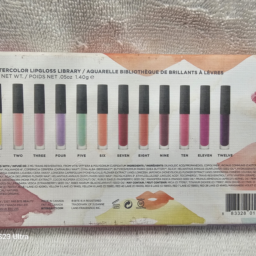 Bite Beauty Watercolor Lipgloss Library Lip Gloss Set - Picture 4 of 4